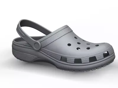 Crocs High Poly clogs 3D model