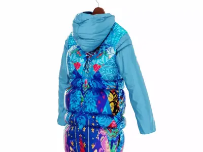 PUFFY JACKET 3D model