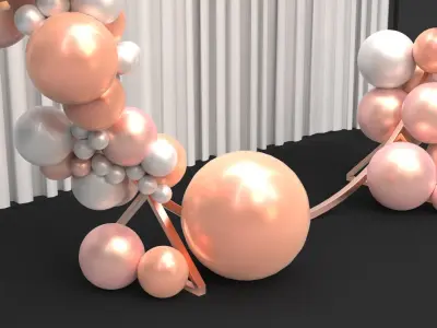 Balloon Arch 6 3D model