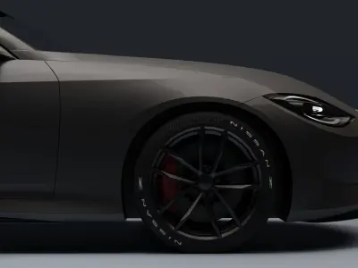 nissan 400z 2021 3D model