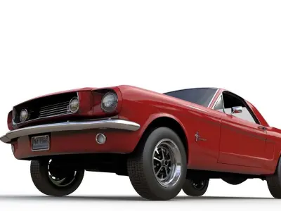 Mustang Mustero 1966 3D model