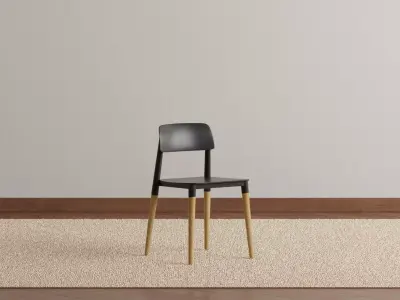 Redoak Black Chair 3D model