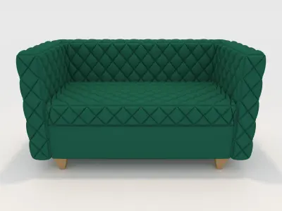 Sofa 2 Seater 13 3D model