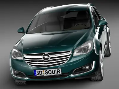 Opel Insignia Sports Tourer 2014 3D model