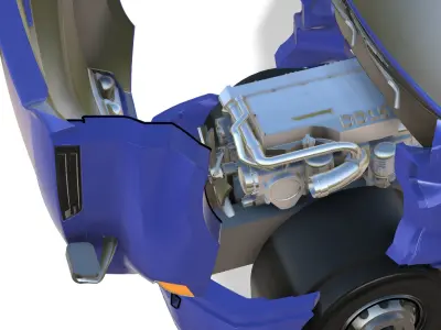 Cascadia Freightliner 3D print model