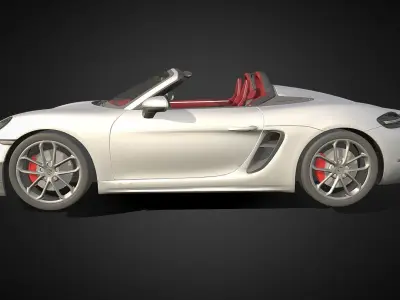 2020 Porsche 718 Spyder 3D model