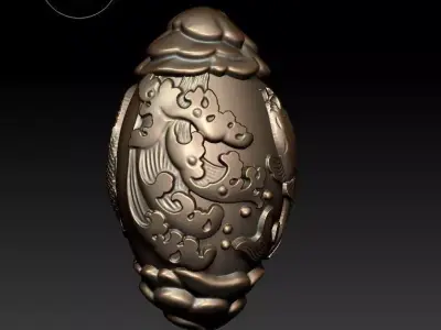  Pisces chasing the waves Free 3D print model