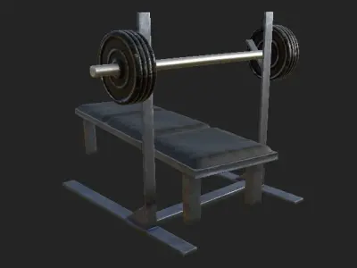 WeightBench Low-poly 3D model