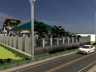 Modern Home Design 3D model