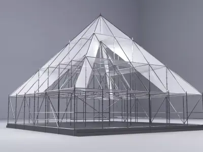 Layher Structure Pavilion 10 3D model