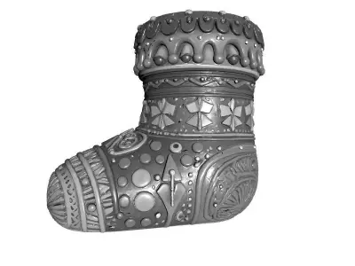 Christmas Socks 3D Printable Model 3D print model