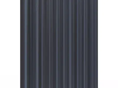 Cornice Classic Curtain 05 Chrome Low-poly 3D model