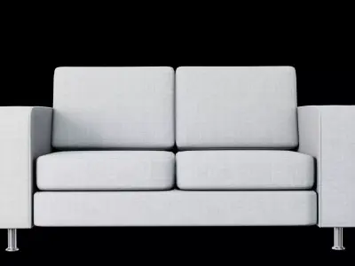 Indivi Modern Two Seater Sofa 3D model