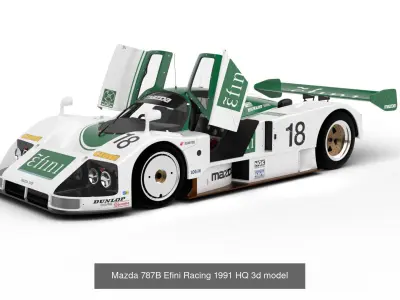 Pack Mazda 787B Racing 1991 HQ interior