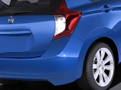 Nissan Versa Note 2016 VRAY 3D model