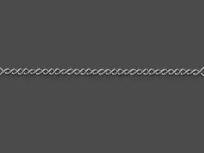 20 Low poly knot nodes base mesh Zbrush IMM and curve set 3D model