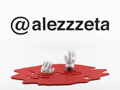 Kaws Red Blanket Companion Textured Low-poly 3D model