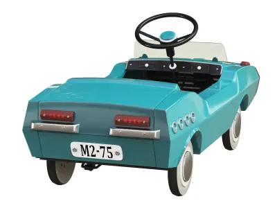 Pedal car Raduga M-2 or Rainbow M-2 3D model