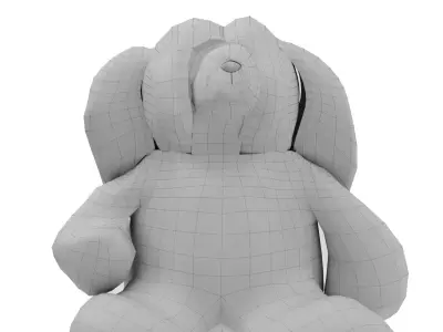 Baby Soft Cuddly Teddy Bear Toys Plush Toy  for Kid room 3D model