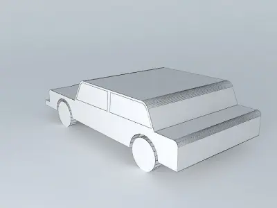 Old Car Free 3D model