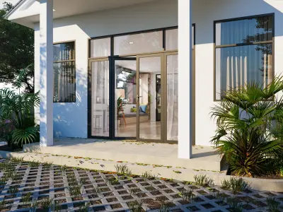 House in the countryside 3D model