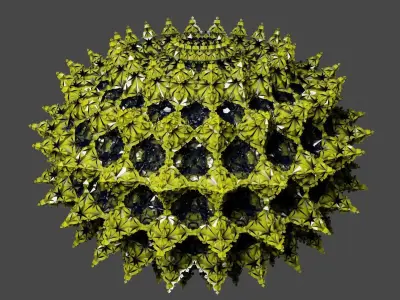 religion kaleidoscope decorative accessories 3D model