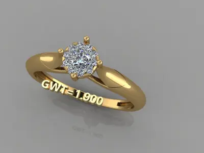 FANCE  RING 3D model buy