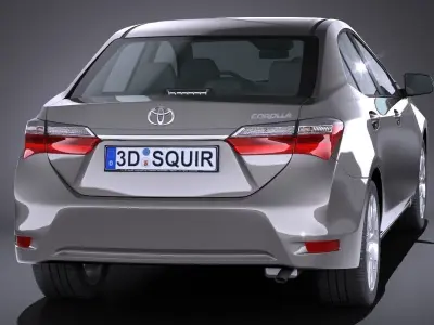Toyota Corolla 2017 3D model