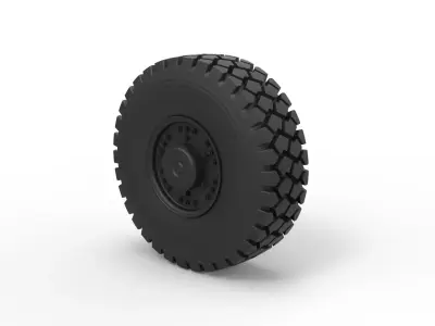  Offroad truck wheel 1 3D print model