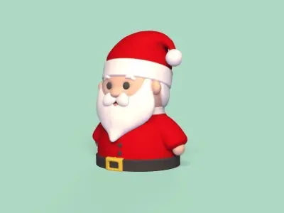 Little Santa Claus 3D print model