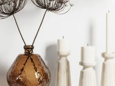 Decorative set 04 3D model