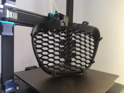 Seat Ibiza 6l Central Grille 3D model