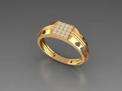 GENTS RING Free 3D print model