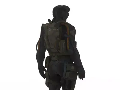 Modern US Soldier  Realistic Military 3D Model Low-poly 3D model