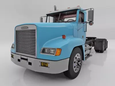 Freightliner FLD Semi Truck 3D model