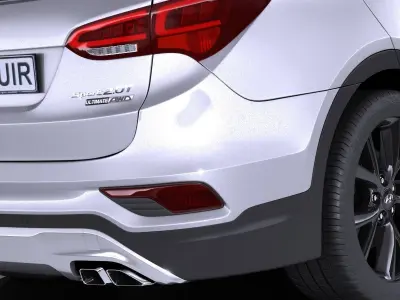 Hyundai Santa Fe Sport 2017 3D model