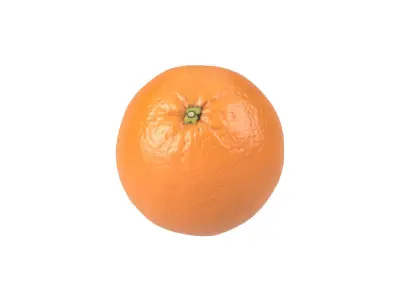 Photorealistic Orange 3D Scan 3 3D model