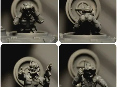 Universal Guard - Tank crew 3D print model