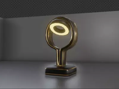 Luxury Lamp - High-Quality 3D Model  Free low-poly 3D model