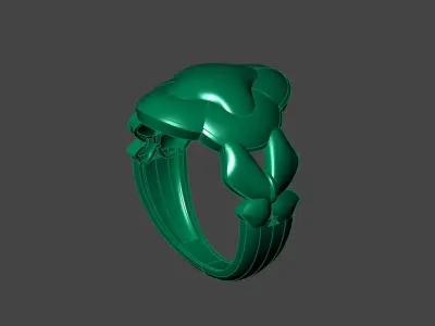 Plain Ring Women Ready STL 3DM Models Womens Rings 3D models 3D print model 66