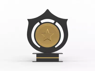Award Trophy 3D model