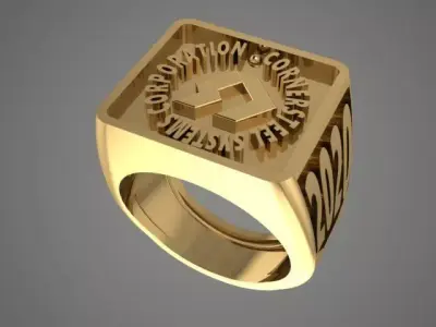 Cornerstone Ring Free 3D print model