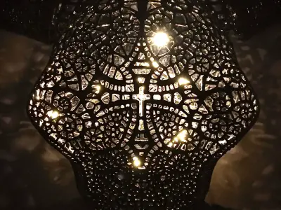 Filigree Bull Skull 3D print model