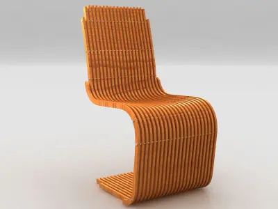 Parametric Chair  02 3D model