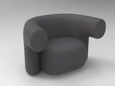 Lopr Lounge Chair Low-poly 3D model