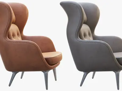 JH1 JH2 Ro Easy Chair 3D model