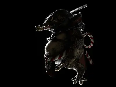 Shinobi Toad Low-poly 3D model