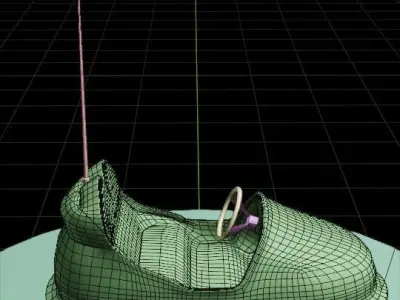 Bumper Cars Low-poly 3D model