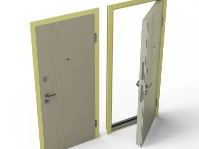 Xoesy Door 3D model