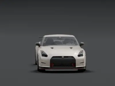 Nissan GTR - NISMO Low-poly 3D model